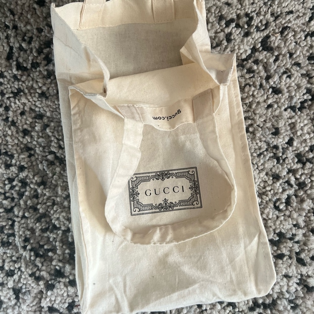 Gucci canvas tote wine bag - Picture 2 of 3